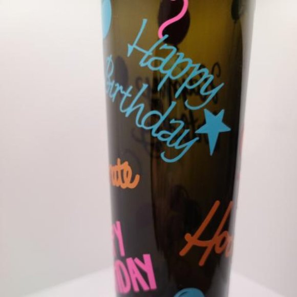 *Host Pick* Wine Bottle Decorative Upcycled bottle, All Occasion, Cork Light Opt - Picture 15 of 16